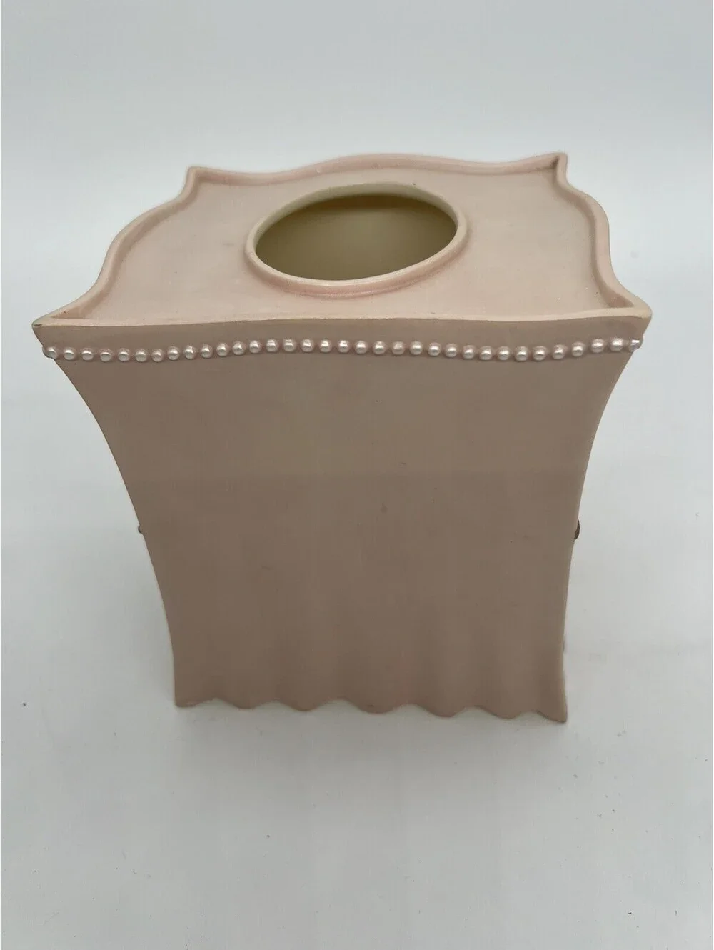 Blush Pink Tissue Box Cover Couture Style
